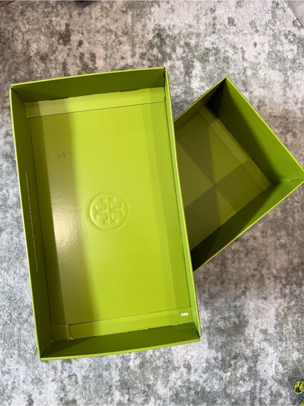 NEW Tory Burch Lime Green Shoe Box